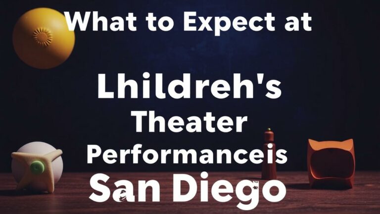 What to Expect at Children’s Theater Performances in San Diego